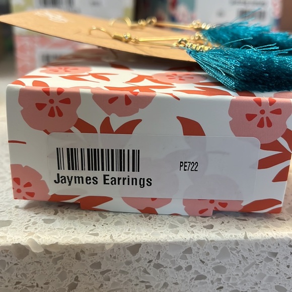 NWT - Plunder Jaymes Turquoise Fringe Earrings 3.25” - Picture 4 of 7